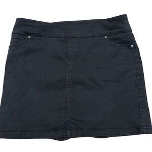 S.C. & Co. Womens Black Skort With Pockets XL